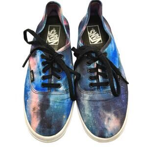 Vans cosmic galaxy space low top laced sneakers GUC Women’s size 8